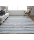 Feizy Duprine Ivory/Blue 7220560F 5ft. x 8ft. Rect. Rug