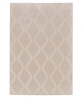 Feizy Prasad Global Geometric, Ivory/Tan, 8' x 11' Area Rug