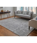 Feizy Eastfield Casual Abstract, Gray, 8' x 10' Area Rug