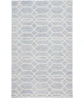 Feizy Belfort Cottage Trellis & Lattice, Blue/Ivory, 12' x 15' Area Rug