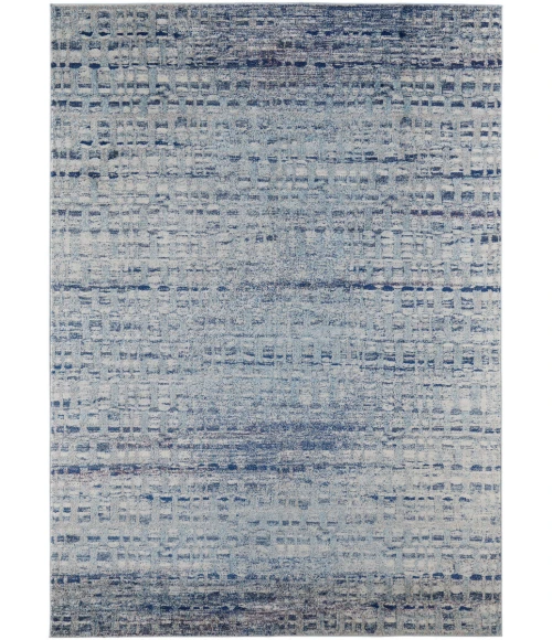 Feizy Edgemont Casual Abstract, Blue/Ivory, 10' x 14' Area Rug