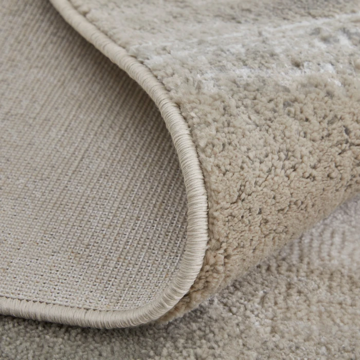 Feizy Micah Casual Abstract, Gray/Taupe/Ivory, 2'-10" x 7'-10" Runner