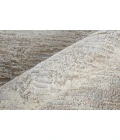 Feizy Vancouver Industrial Abstract, Ivory/Gray/Tan, 2'-10" x 7'-10" Runner