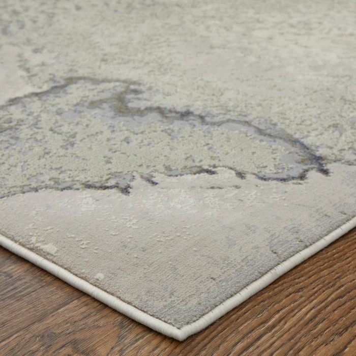 Feizy Clio Industrial Abstract, Taupe/Brown/Black, 5' x 7'-6" Area Rug