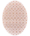 Feizy Saphir Mira BLUSH/WHITE 6803495F 7 ft. 6 in. X 7 ft. 6 in. Round Rug