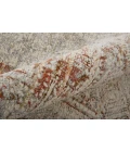 Feizy Kaia Casual Distressed, Tan/Ivory/Orange, 2'-6" x 8' Runner