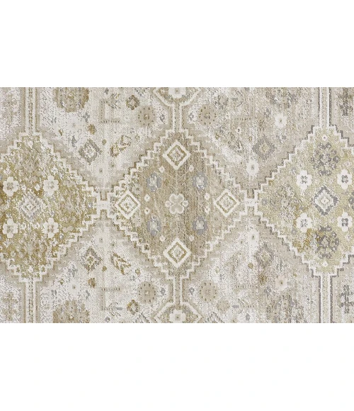 Feizy Aura Vintage Persian, Gold/Ivory, 9'-2" x 12' Area Rug