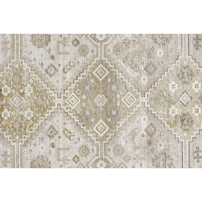 Feizy Aura Vintage Persian, Gold/Ivory, 9'-2" x 12' Area Rug