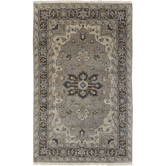 Feizy Ustad Gray/Taupe/Blue 5226112F 7ft.9in. x 9ft.9in. Rect. Rug