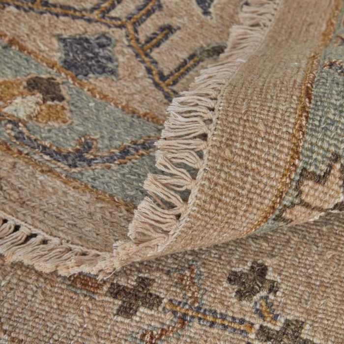 Feizy Corbitt Classic Oriental, Tan/Blue/Gold, 2'-6" x 8' Runner