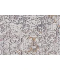 Feizy Cecily Luxury & Glam Distressed, Gray/Orange/Purple, 8' x 8' Square Square Rug