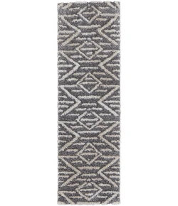 Feizy Mynka 39IBF GRAY Area Rug 2 ft. 6 in. X 8 ft. Runner