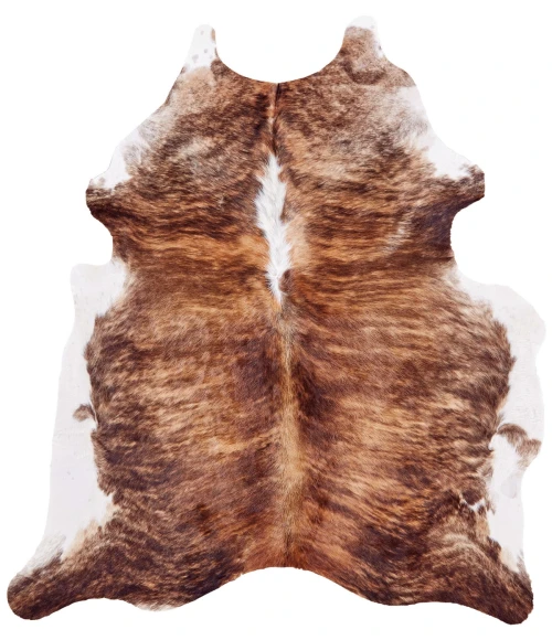 Feizy Bartlett Cabin & Lodge Animal Print, Brown/Tan/White, Small Shaped Rug