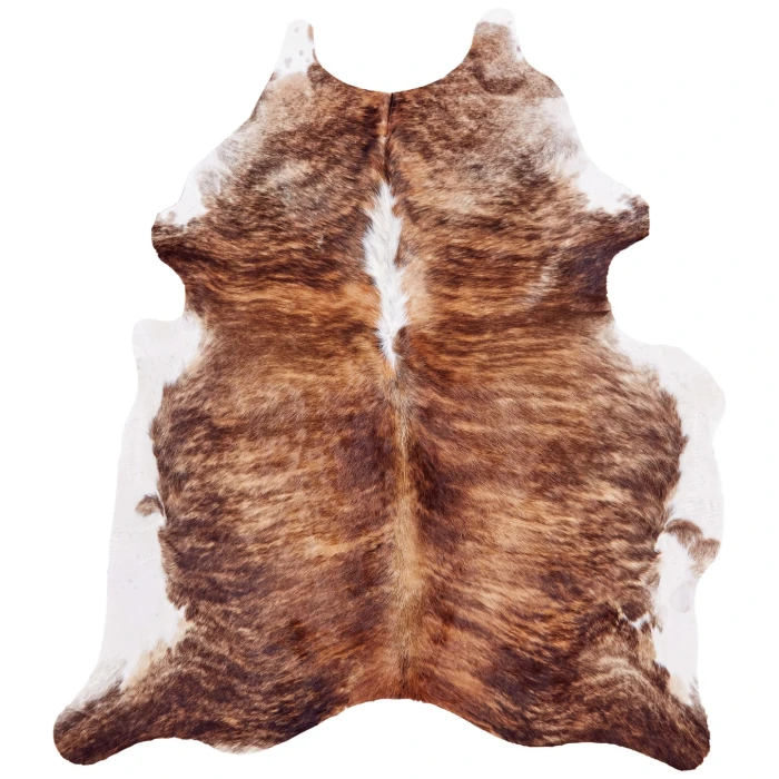 Feizy Bartlett Cabin & Lodge Animal Print, Brown/Tan/White, Small Shaped Rug