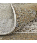Feizy Clio Industrial Abstract, Ivory/Gray/Brown, 7'-9" x 10' Area Rug