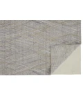 Feizy Elias Abstract Diamond Accent Rug, High/Low, Oyster Gray/Taos Taupe, 2ft x 3ft
