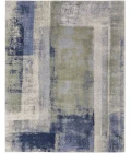 Feizy Clio Casual Abstract, Blue/Green/Ivory, 2'-9" x 7'-10" RUNNER Runner