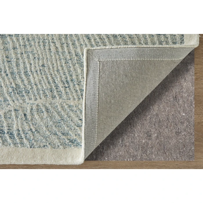 Feizy Winston Blue/Ivory WNS8B02F 8ft. x 10ft. Rect. Rug