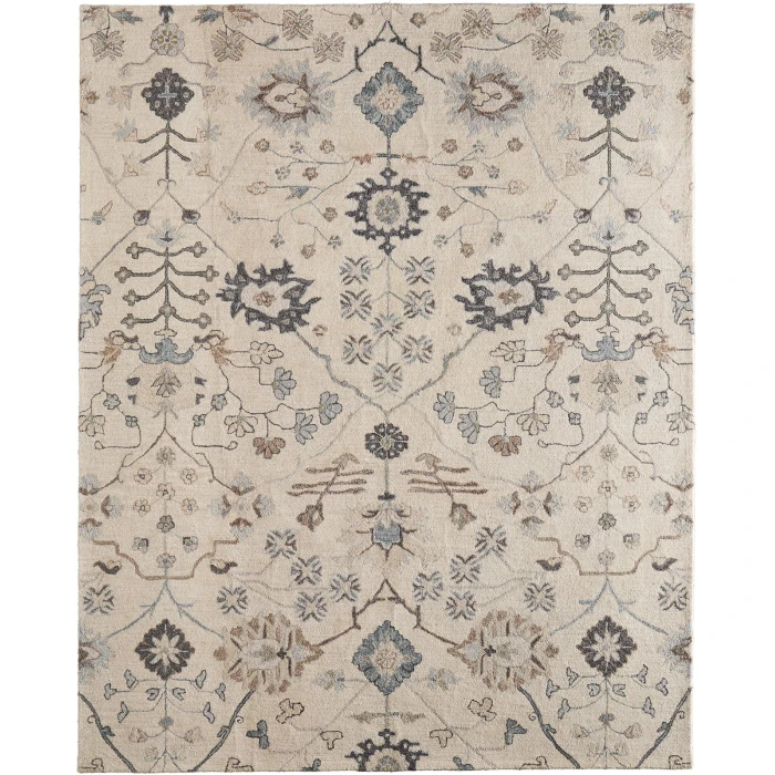 Feizy Springfield Ivory/Tan/Gray SPF8A48F 9ft. x 12ft. Rect. Rug