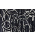 Feizy Whitton Industrial Abstract, Black/Gray/Ivory, 9' x 12' Area Rug