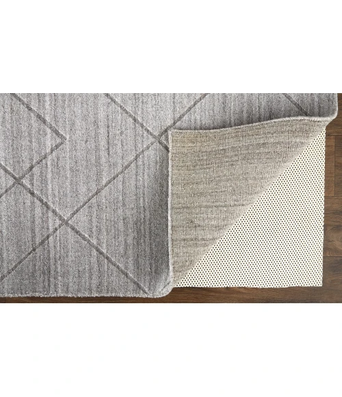Feizy Redford Minimal Viscose Rug, Beige/Gray, 12' x 15' Area Rug