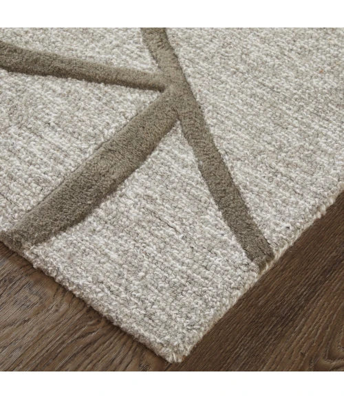 Feizy Kimball Gray/Taupe/Ivory KIM8A30F 12ft. x 15ft. Rect. Rug