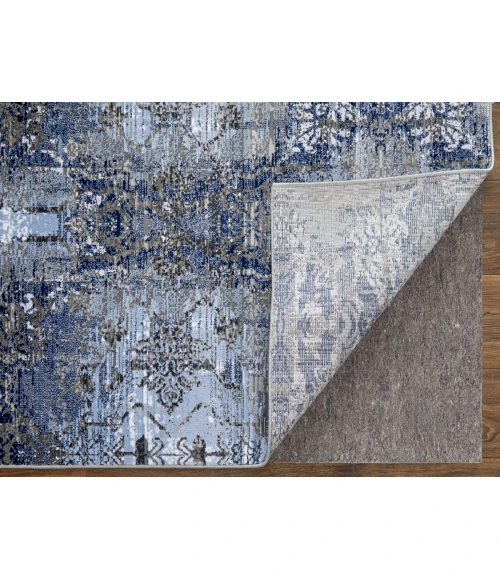 Feizy Gaspar LIGHT BLUE/STERLING 7873834F 8 ft. X 11 ft. Rectangle Rug