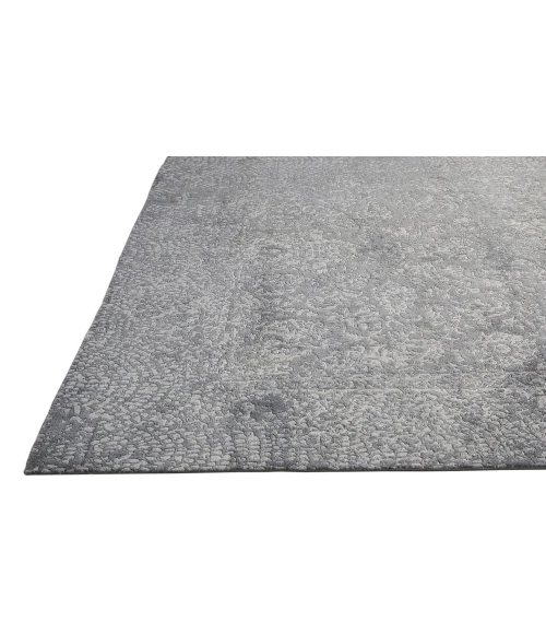 Feizy Mckinnon Gray/Silver 8816884F 7ft.9in. x 9ft.9in. Rect. Rug