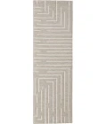 Feizy Fenner Taupe/Ivory T10T8003 2ft.6in. x 8ft. Rect. Rug