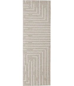 Feizy Fenner Taupe/Ivory T10T8003 2ft.6in. x 8ft. Rect. Rug