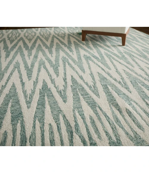 Feizy Wallace Blue/White WAL8A40F 5 ft. X 8 ft. Rect. Rug