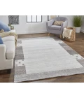 Feizy Legacy LIGHT GRAY 9836575F 2 ft. X 3 ft. Rectangle Rug