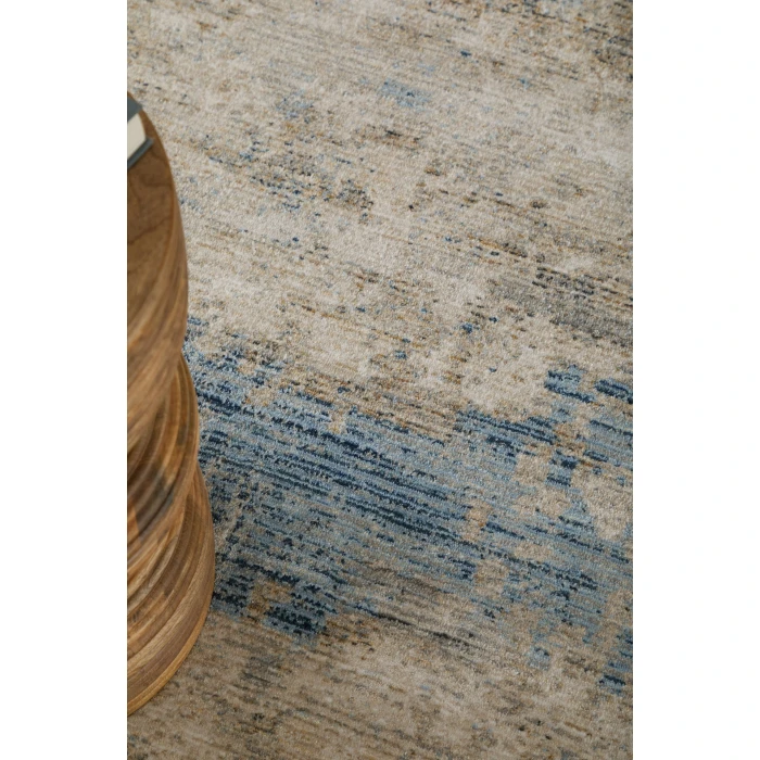Feizy Sonora Taupe/Ivory/Blue SNR39UBF 2ft. x 3ft. Accent Rug Rug
