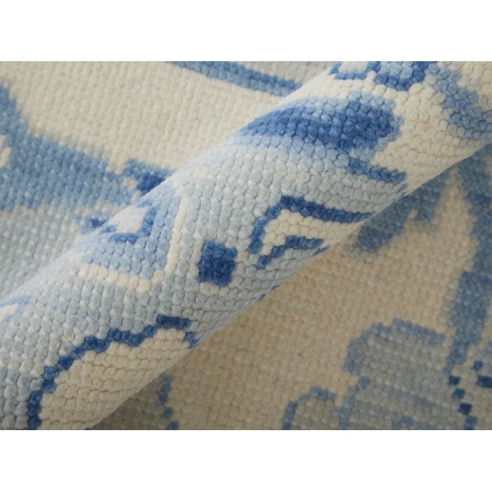 Feizy Karina IVORY/BLUE 90969G7F 12 ft. X 15 ft. Rectangle Rug