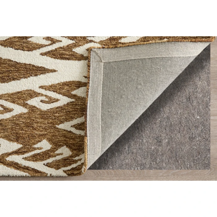 Feizy Wallace Brown/White WAL8A43F 2 ft. X 3 ft. Rect. Rug