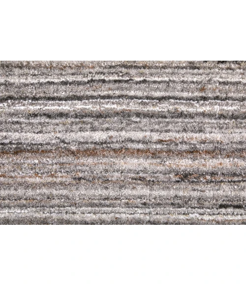Feizy Lakewood Gray/Black/Brown LKW8A23F 2 ft. X 3 ft. Rect. Rug