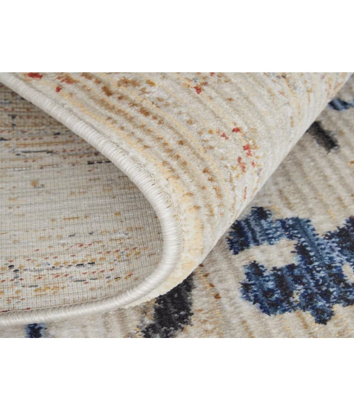 Feizy Sonora IVORY/BLUE SNR39NWF 9 ft. 0 in. X 12 ft. 8 in. Rectangle Rug