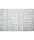 Feizy Redford Minimal Viscose Rug, White/Gray, 5' x 8' Area Rug