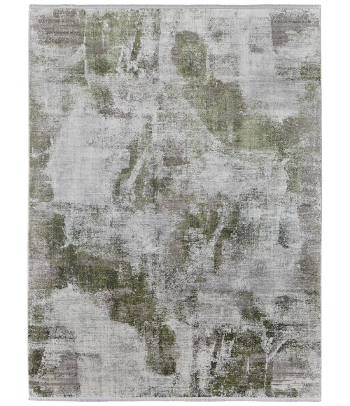 Feizy Cadiz GREEN/IVORY 86639N5F 6 ft. 6 in. X 9 ft. 6 in. Rectangle Rug