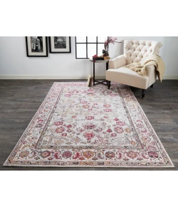 Feizy Armant 3945F PINK/IVORY Area Rug 9 ft. 5 in. X 12 ft. 5 in. Rectangle
