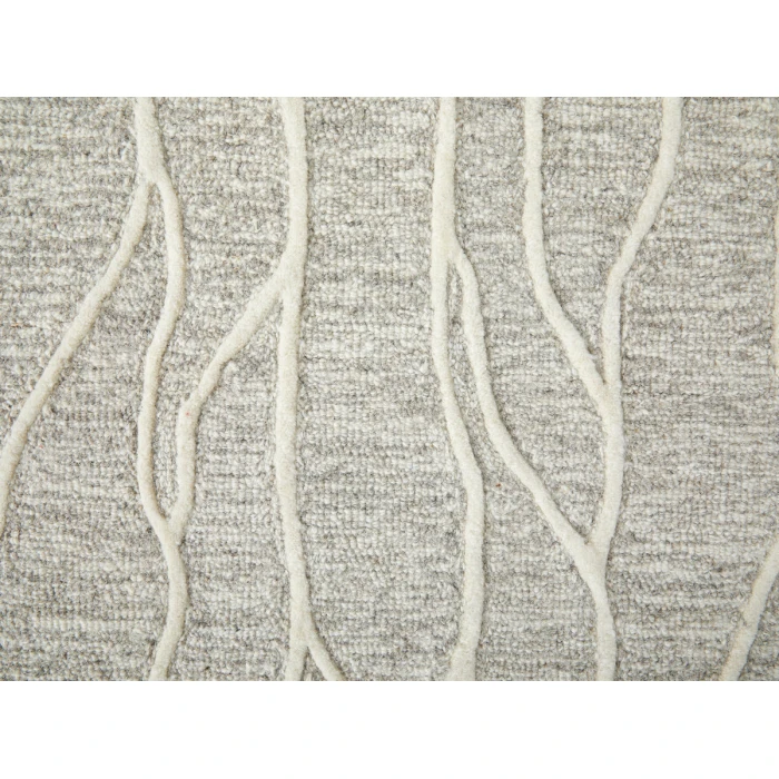 Feizy Enzo Casual Abstract, Taupe/Ivory, 12' x 15' Area Rug