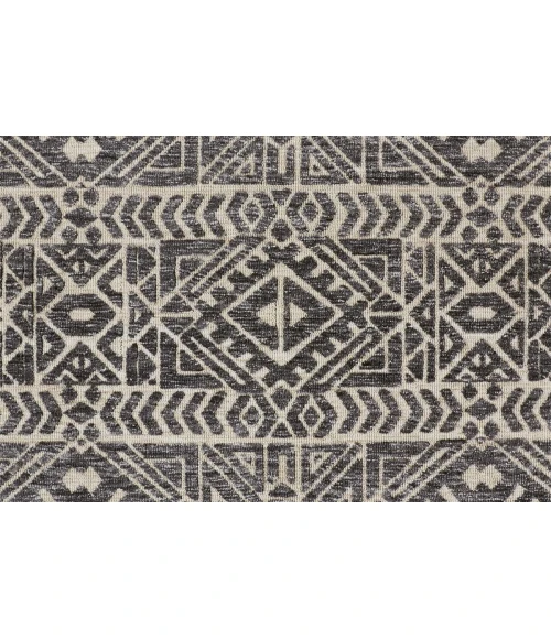 Feizy Colton Cabin & Lodge Southwestern, Gray/Black/Ivory, 9'-6" x 13'-6" Area Rug
