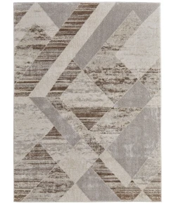 Feizy Vancouver BEIGE/BROWN VNR39NRF 6 ft. 7 in. X 9 ft. 6 in. Rectangle Rug