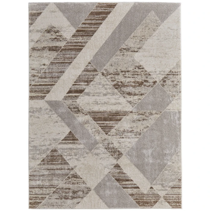 Feizy Vancouver BEIGE/BROWN VNR39NRF 4 ft. X 6 ft. Rectangle Rug
