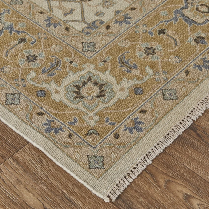 Feizy Corbitt Classic Oriental, Ivory/Gold, 2'-6" x 12' Runner