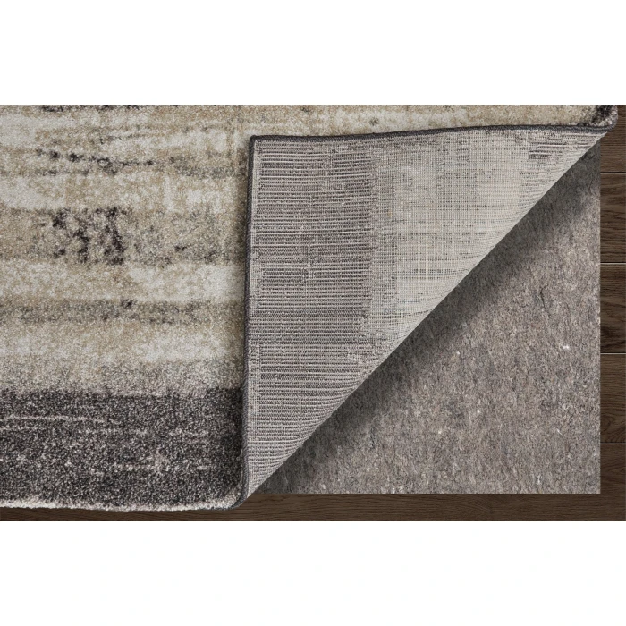 Feizy Skyview Gray/Ivory/Taupe SKV39QAF 5 ft. X 7 ft. 6 in. Rect. Rug