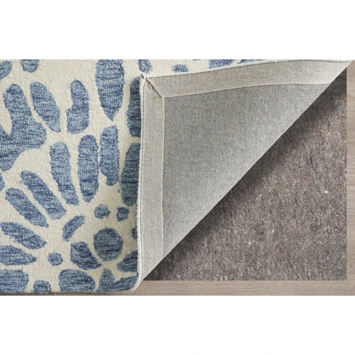 Feizy Wallace Blue/Ivory WAL8A39F 5 ft. X 8 ft. Rect. Rug
