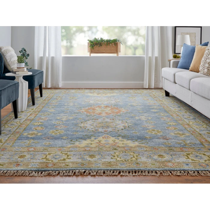 Feizy Fillmore BLUE FIL69CIF 5 ft. X 8 ft. Rectangle Rug