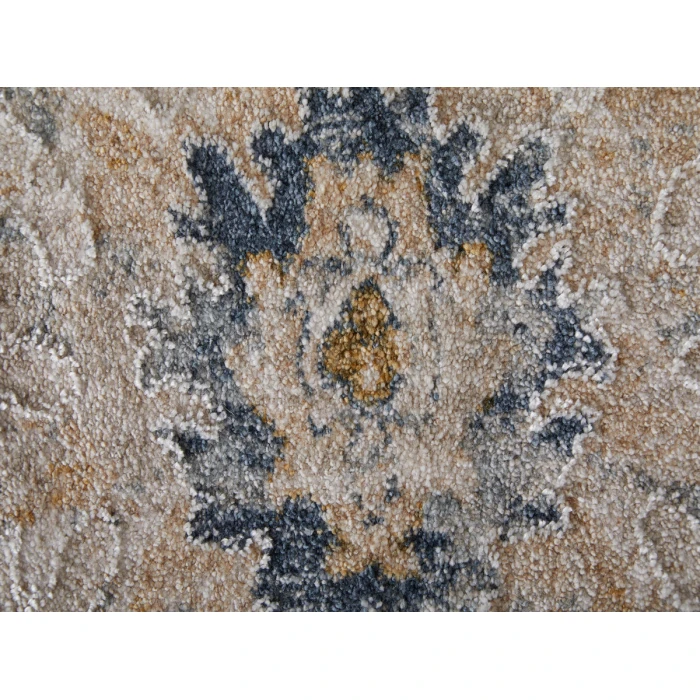 Feizy Pasha BEIGE/BLUE PAS39M7F 2 ft. X 3 ft. Rectangle Rug
