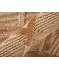 Feizy Channels BEIGE 2877278F 5 ft. 6 in. X 8 ft. 6 in. Rectangle Rug